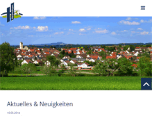 Tablet Screenshot of herbertingen.de